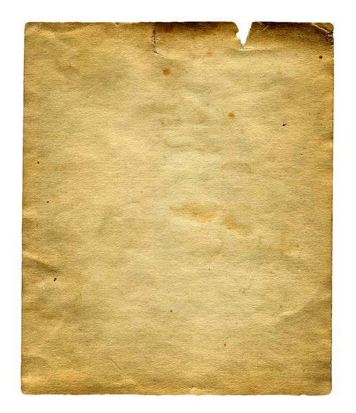 Old Paper isolated — Stock Photo, Image