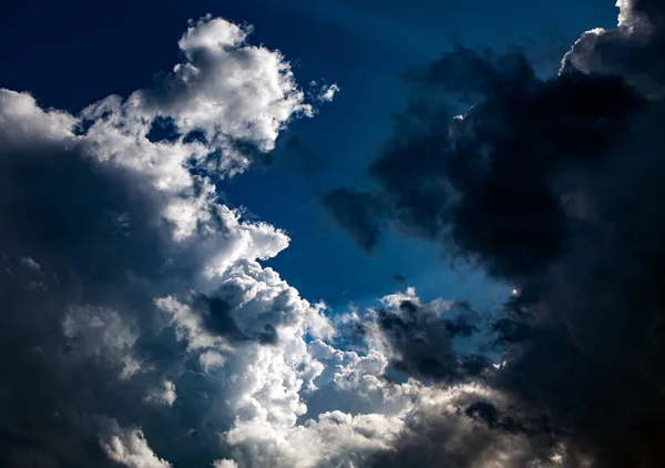 Nubes Tormenta Oscura Dramática Área Fondo —  Fotos de Stock