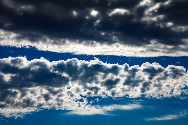 Δραματικό Φόντο Cloudscape Μπλε Ουρανό — Φωτογραφία Αρχείου