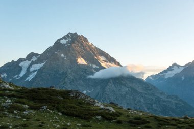Caucasus mountans Sunrise