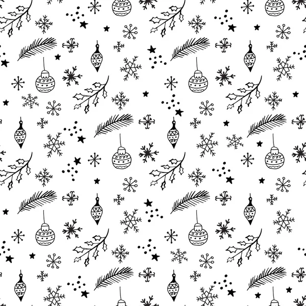 Christmas seamless pattern — Stock Vector