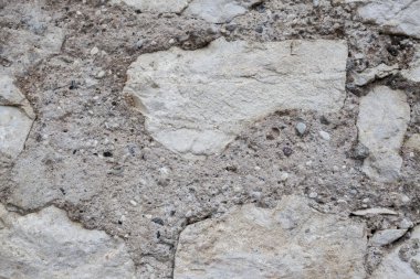 Büyük duvar eski Alman kaleyi kapatın