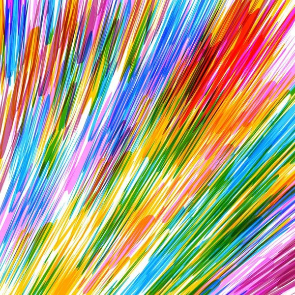 色鮮やかなレインボー ライン背景。虹色の抽象的なベクトル図 — ストックベクタ