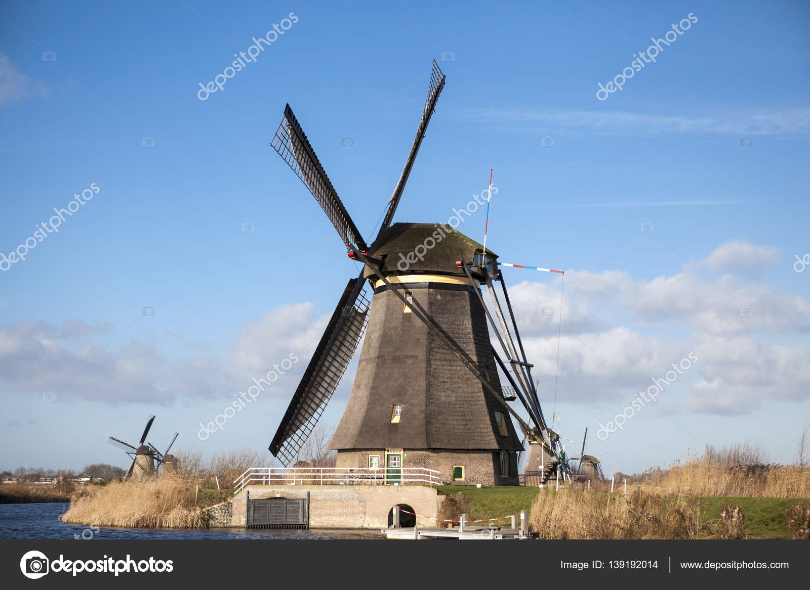 Dentro De Um Moinho De Vento, Holanda Imagem de Stock - Imagem de