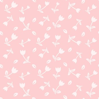 Çiçeksel vektör pürüzsüz desen