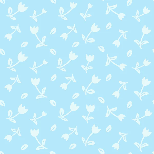 Vecteur floral motif sans couture — Image vectorielle