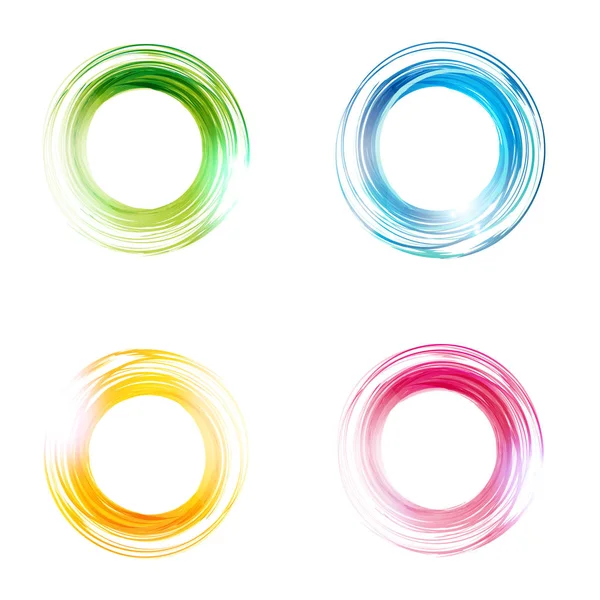 Seamless mönster Bokeh effekt vit glitter oskärpa cirkel blå bakgrund vektor — Stock vektor