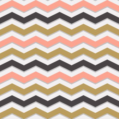 Soyut geometrik seamless modeli. Kumaş doodle zig zag satır süsleme.