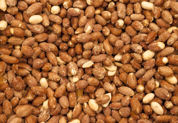 Tatlı kavrulmuş fıstık, closeup arka plan.