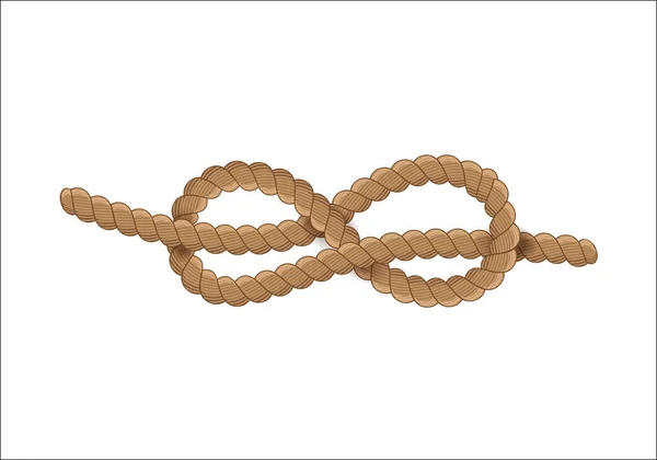 Symbol knot námořní lana — Stockový vektor