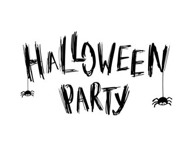 Cadılar Bayramı partisi kartı