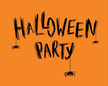 Cadılar Bayramı partisi kartı