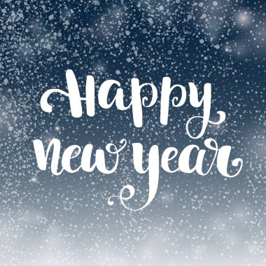 Neşeli Noel fırça yazı tipografi. Kış handdrawn yazı ile el yazısı metin tasarım. Mutlu yeni yıl yazı kümesi.