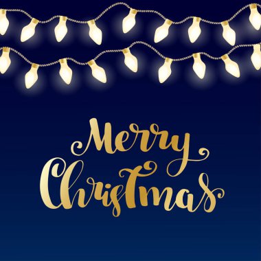 Parlayan Noel ışıkları