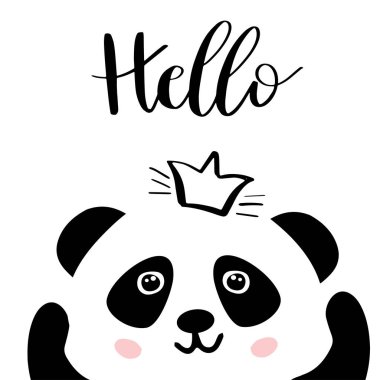 Panda. Çin panda ayısı.