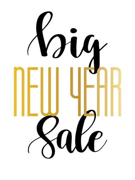 Sale banner background for New Year shopping sale — Stock Vector