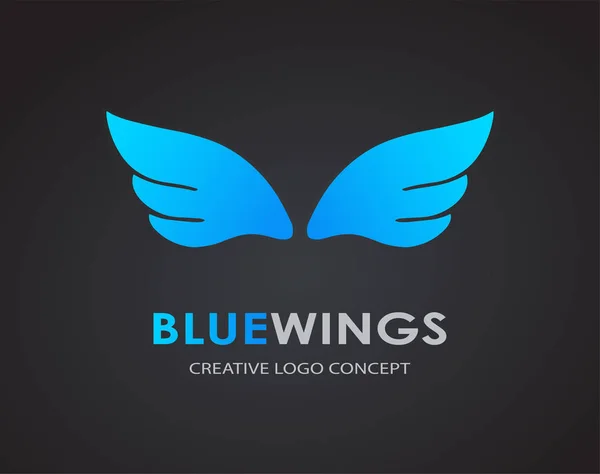 翼のロゴのベクトル — ストックベクタ