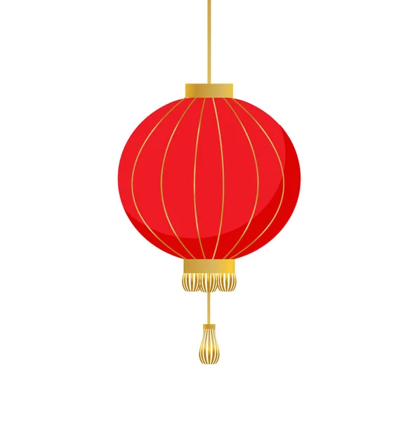 Lanterne chinoise traditionnelle — Image vectorielle
