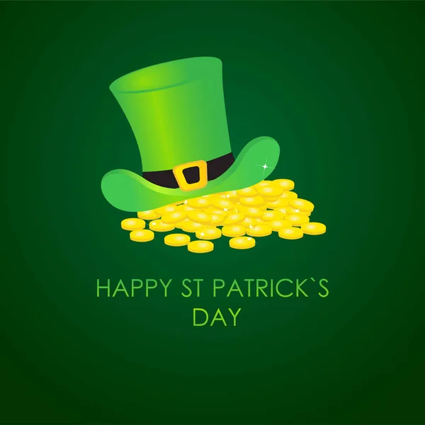 St. Patrick s Day greeting. Vector illustration.Happy St. Patrick s Day Vector. — Stock Vector