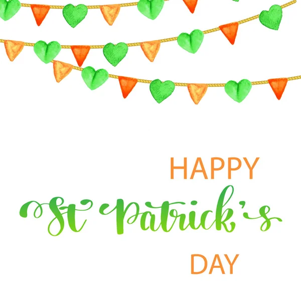 St. Patrick 's Day Gruß. vektorillustration.happy st. patrick 's day vektor. — Stockvektor