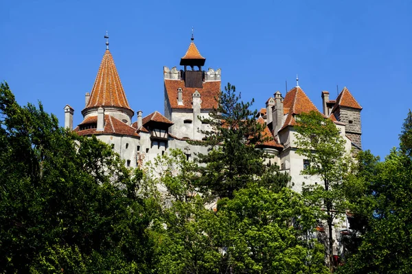 Le château de la Dracula. Roumanie, le château de Transylvanie de Vlad Tepes, Dracula . — Photo