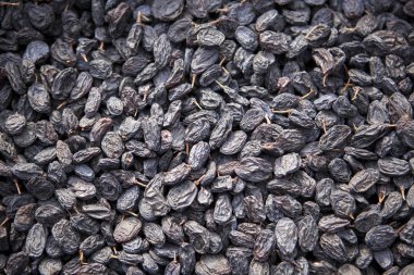 Üzümlü üzümler çok lezzetli. Kurutulmuş meyve..