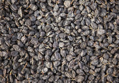 Üzümlü üzümler çok lezzetli. Kurutulmuş meyve..