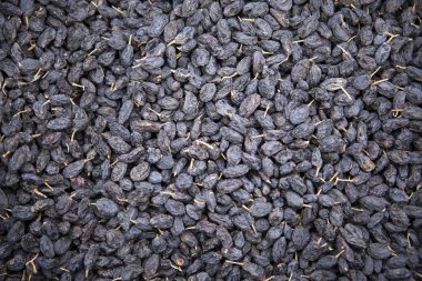 Üzümlü üzümler çok lezzetli. Kurutulmuş meyve..