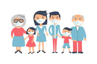 Wuhan Covid-19 virüsünü önlemek için koruyucu maske takıyorlar..