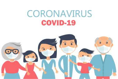 Wuhan Covid-19 virüsünü önlemek için koruyucu maske takıyorlar..
