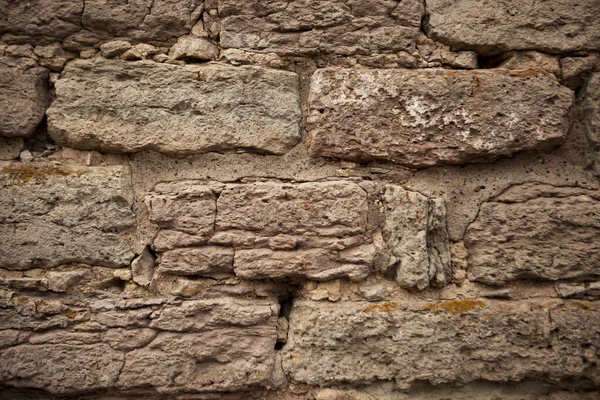 Eski tuğla duvar, duvar kâğıdı, lamine, paneller, mobilyalar için güzel bir arka plan.