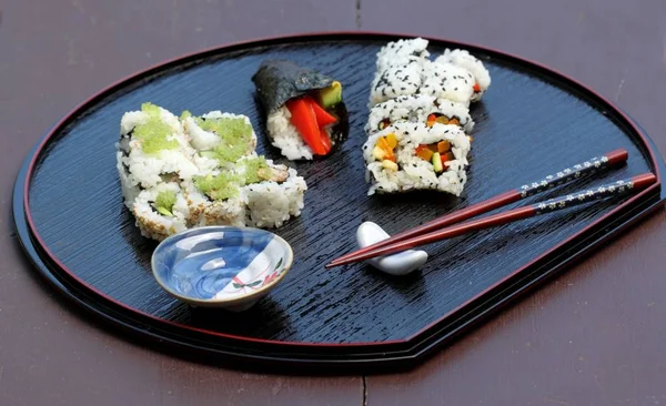 Japanese Sushi Plate — Stock Photo, Image