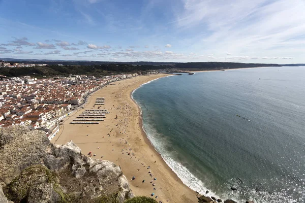 Village of Nazare seen from Sitio — Stock Photo, Image