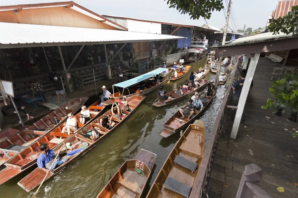 Bangkok plovoucí trhy — Stock fotografie