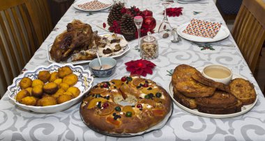 Christmas yemek masası