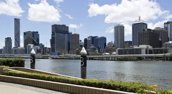 Vista de Brisbane CBD — Fotografia de Stock