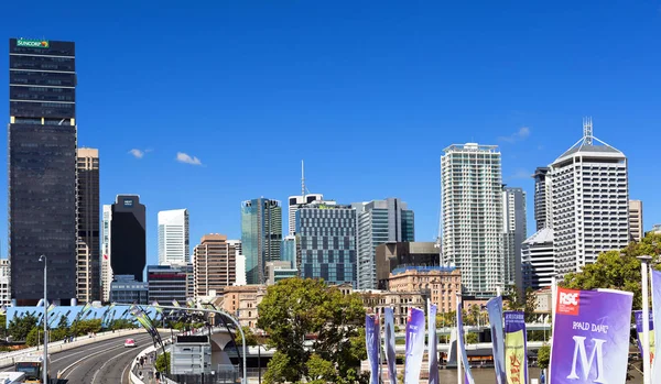 Vista del CDB de Brisbane — Foto de Stock