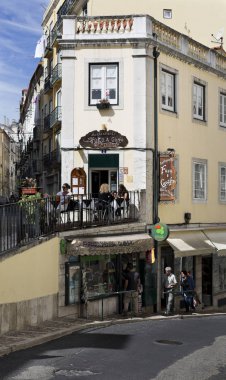 Kahve dükkanında Lizbon