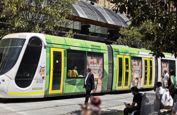 Trams in Melbourne — Stock Photo, Image