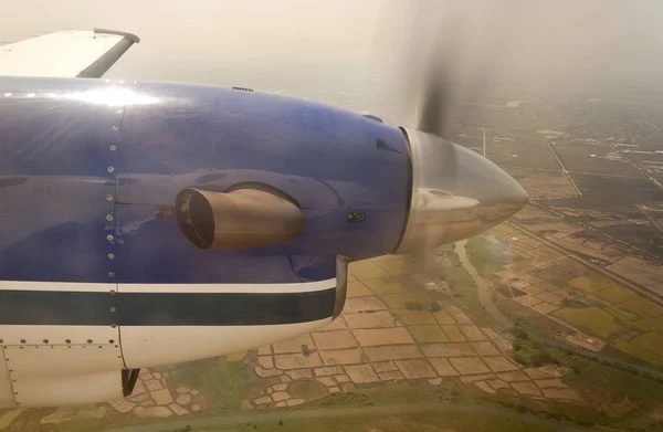 Aircraft Turboprop Engine — Stock Photo, Image