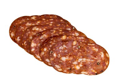 Dilimlenmiş salam Sopressa