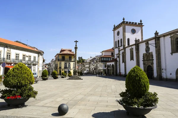 Braganca Cathedral Square — Stock Photo, Image
