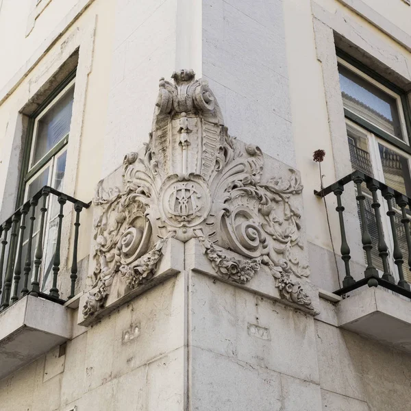 Lissabon gebouw decoratie — Stockfoto