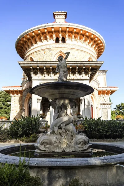 Palais Monserrate à Sintra Fontaine de Triton — Photo