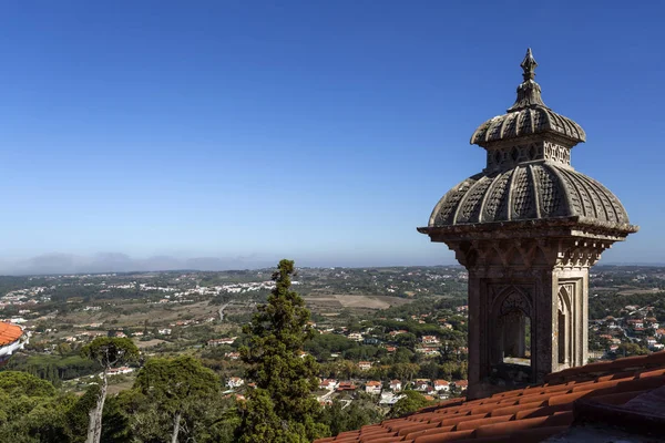 Monserrate Palast Minarett und Dörfer — Stockfoto