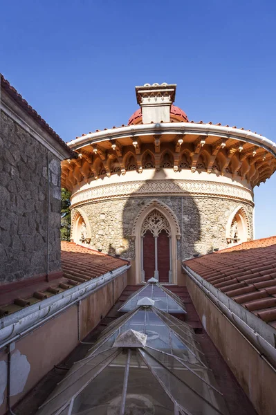 Monserrate Palace dak en toren — Stockfoto