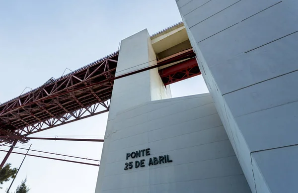 Lisboa - Ponte Metálica 25 de Abril — Fotografia de Stock