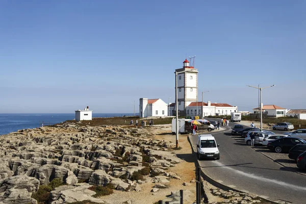 Peniche - маяк мису Carvoeiro — стокове фото