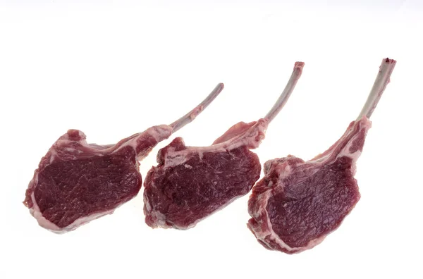 Lamb Cuts - Chops or Cutlets — Stock Photo, Image