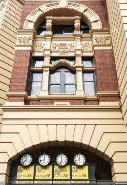 Melbourne Flinders Street tren istasyonu